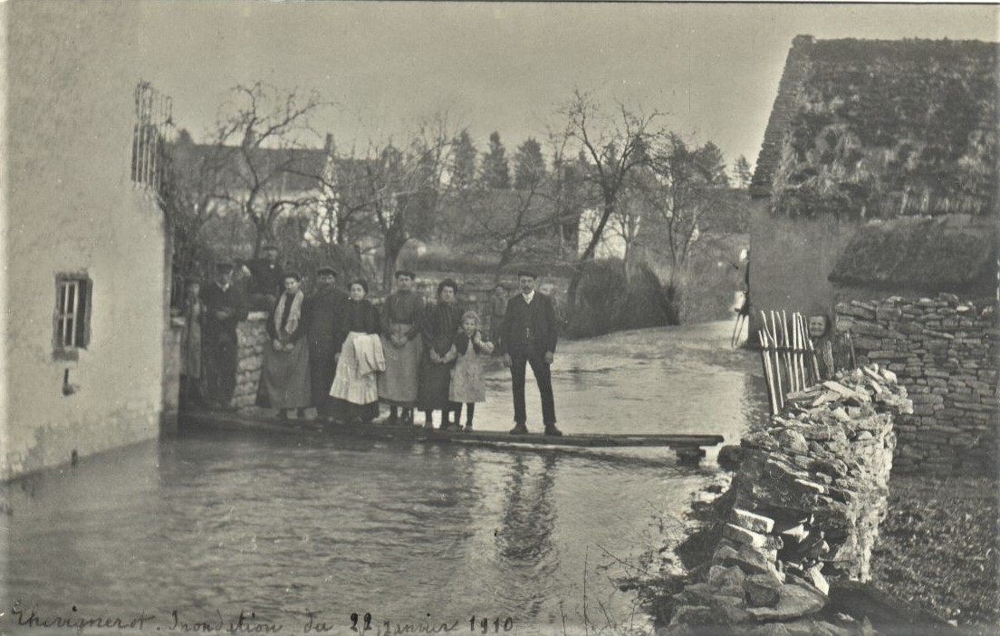 1910-inondations Chevignerot rue du ruisseau