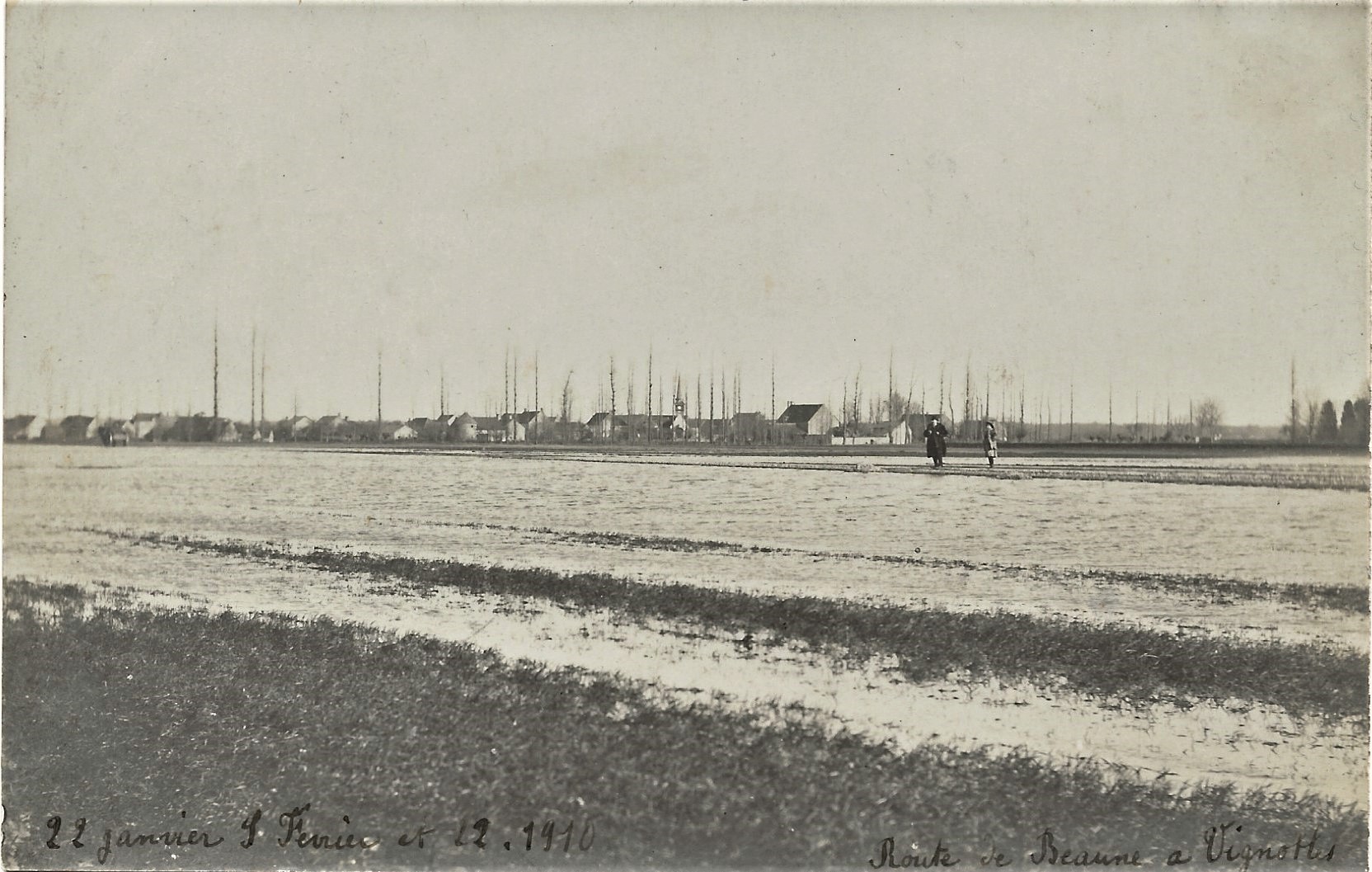 1910-inondations vue depuis l'autoroute